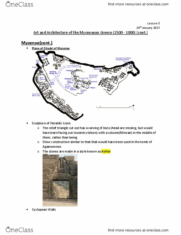 CLCV 1002 Lecture Notes - Lecture 5: Dorian Invasion, Borax, Tiryns thumbnail