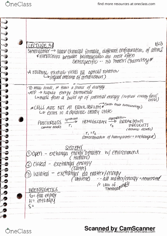 BMB 323 Lecture 3: Bioenergetics thumbnail