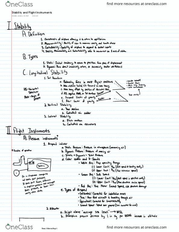 AVIATN 2100 Lecture 5: Stability and Flight Instruments thumbnail