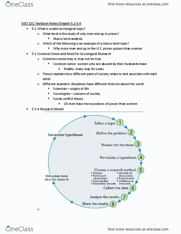 SOCI 101 Chapter Notes - Chapter 5.1-5.4: Social Conflict Theory, Kai T. Erikson, Dry County thumbnail