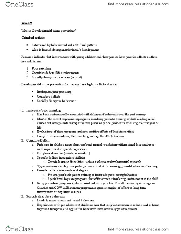 SOCI 3410 Lecture Notes - Lecture 9: System 6, Life Skills, Dyslexia thumbnail