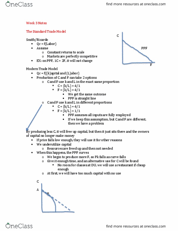 ECON 2610 Lecture Notes - Lecture 3: Demand Curve, Perfect Competition, Indifference Curve thumbnail