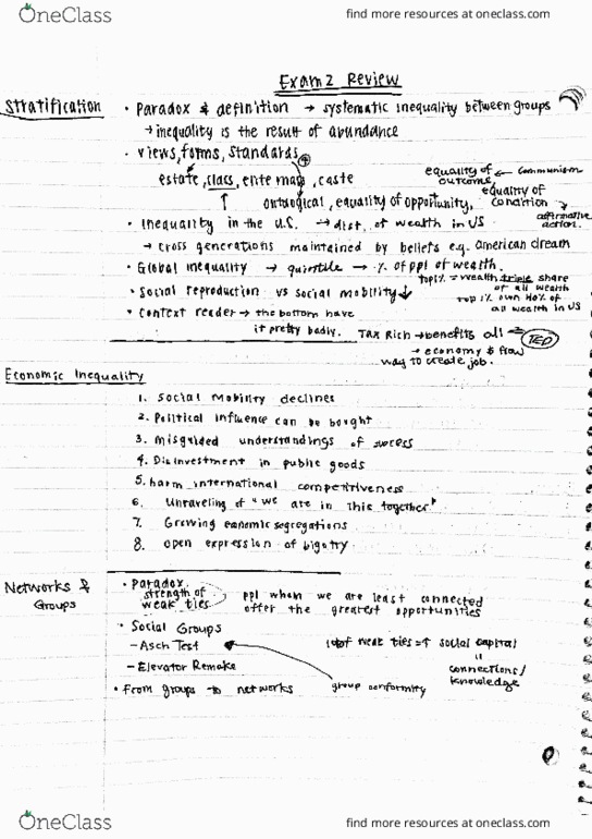 SOC 100 Lecture Notes - Lecture 13: Broken Windows Theory, Blic, Nomic thumbnail