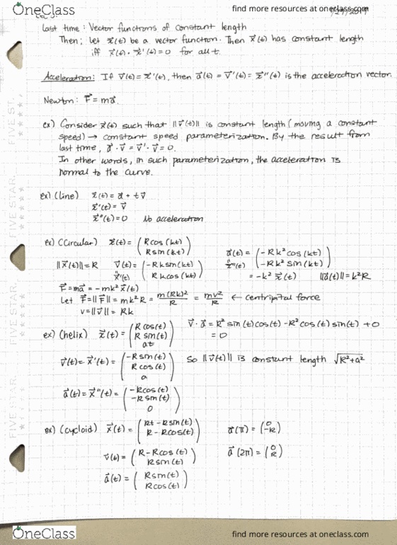 MATH 234 Lecture Notes - Lecture 5: Centrino thumbnail