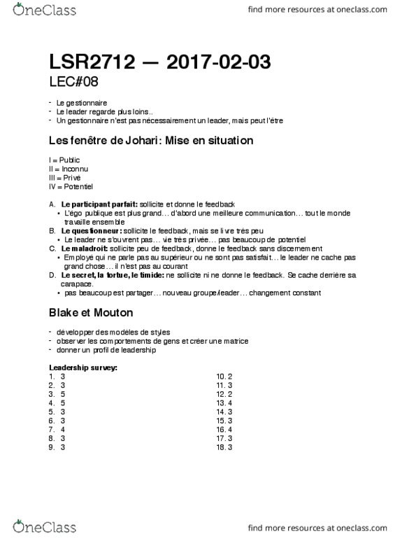 LSR 2712 Lecture Notes - Lecture 8: Le Monde thumbnail