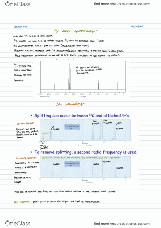 CHEM 2320 Lecture 11: 02.01.17 thumbnail