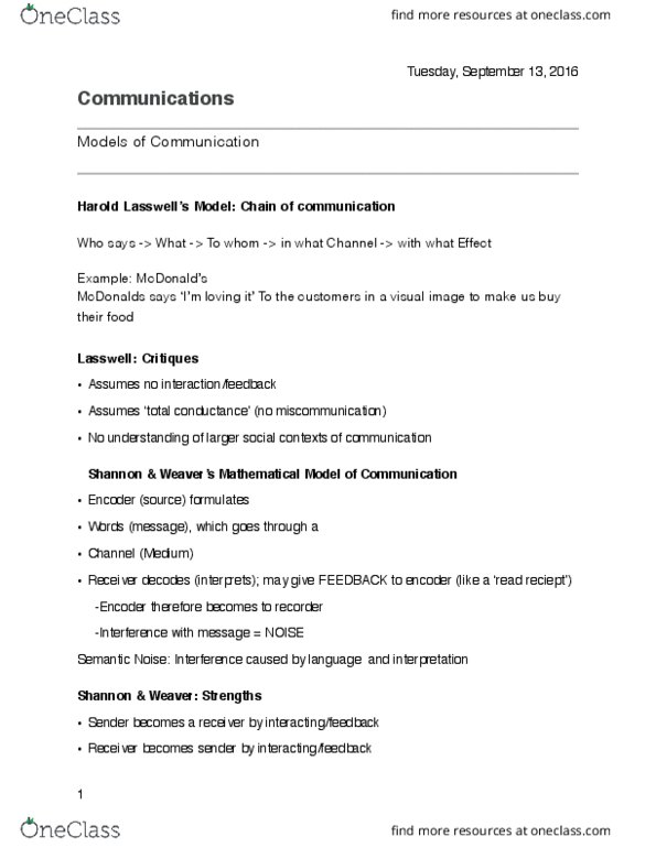 CMST 1A03 Lecture 9: Communications Model thumbnail