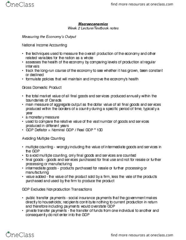 ECN 204 Lecture Notes - Lecture 2: Root Mean Square, Market Basket, Black Market thumbnail