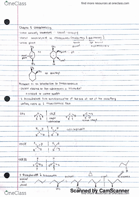 CHEM 140A Lecture 7: Ch. 5 Stereochemistry thumbnail