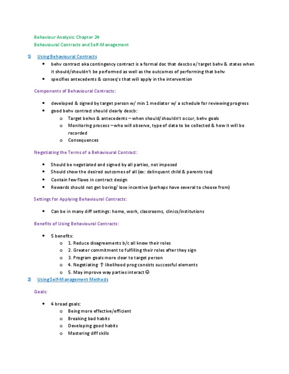 PSYB45H3 Chapter Notes -Nail Biting, Behaviorism, Exposure Hierarchy thumbnail