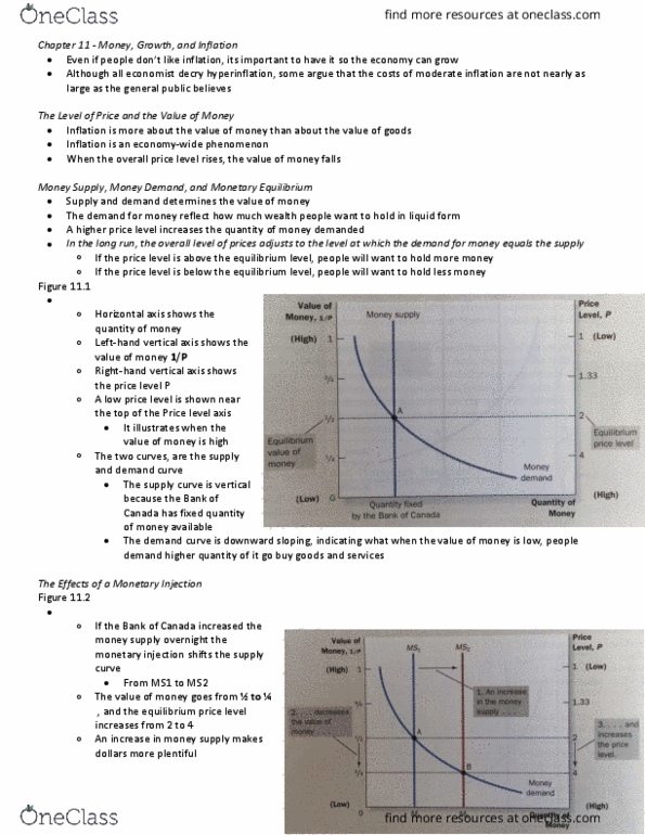 ECO 1102 Chapter Notes - Chapter 11: Memory Stick, Nominal Interest Rate, Fisher Hypothesis thumbnail
