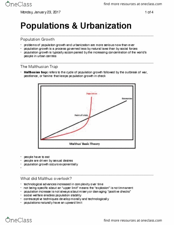 Sociology 1020 Lecture Notes - Lecture 13: Gentrification, Capital Accumulation, Census Geographic Units Of Canada thumbnail