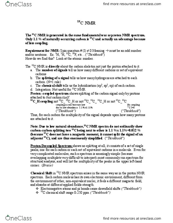 CH ENGR 104C Lecture 1: notes_14C_cnmr thumbnail