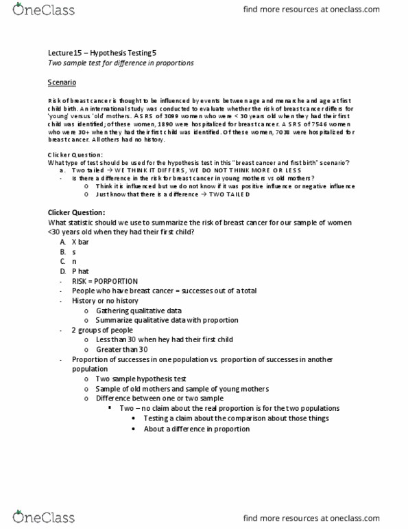 Biology 2244A/B Lecture 15: Lecture 15 – Hypothesis Testing 5 thumbnail