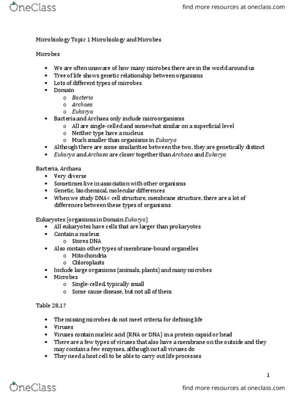 BIOL 2070 Lecture 1: Microbiology Topic 1 Online Lecture thumbnail