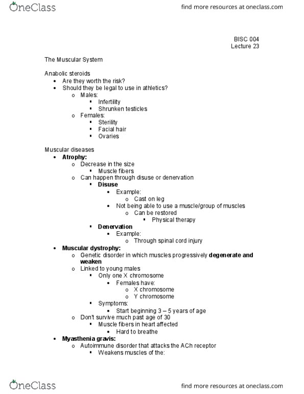 BI SC 004 Lecture 23: BISC 004 Lecture 23 thumbnail