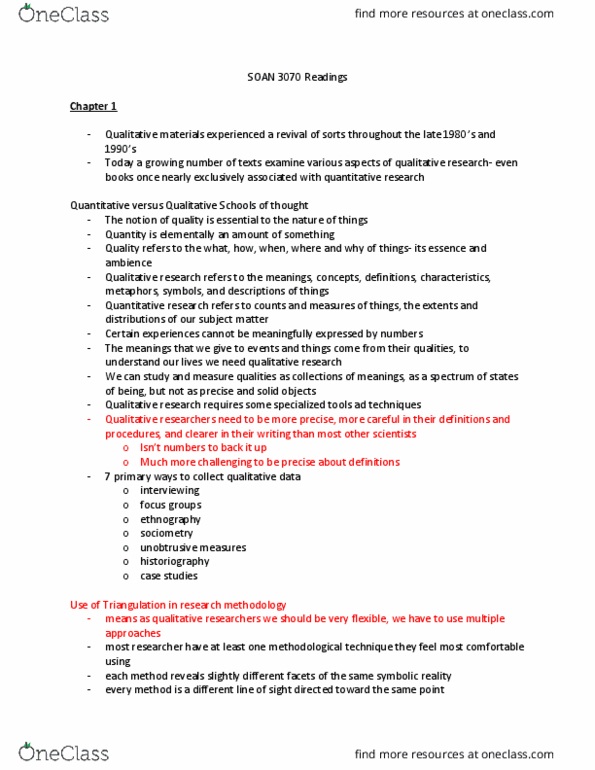 SOAN 3070 Chapter 1: QUiz 1 Readings thumbnail