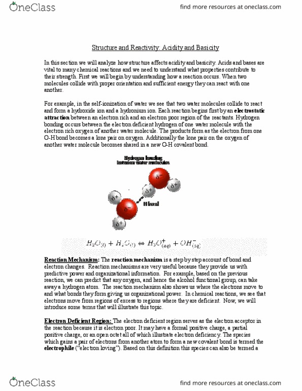 CH ENGR 104C Lecture Notes - Lecture 16: Lone Pair, Acid Dissociation Constant, Conjugate Acid thumbnail