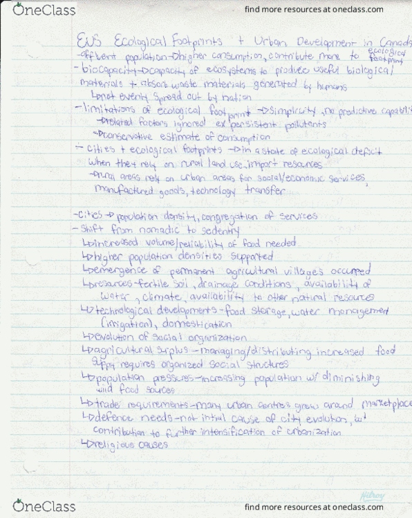 EUS 202 Lecture Notes - Lecture 2: Siq thumbnail