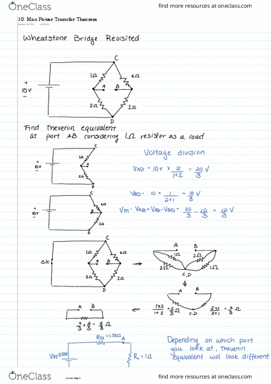 ECE209 Lecture 10: Max Power Transfer Theorem thumbnail