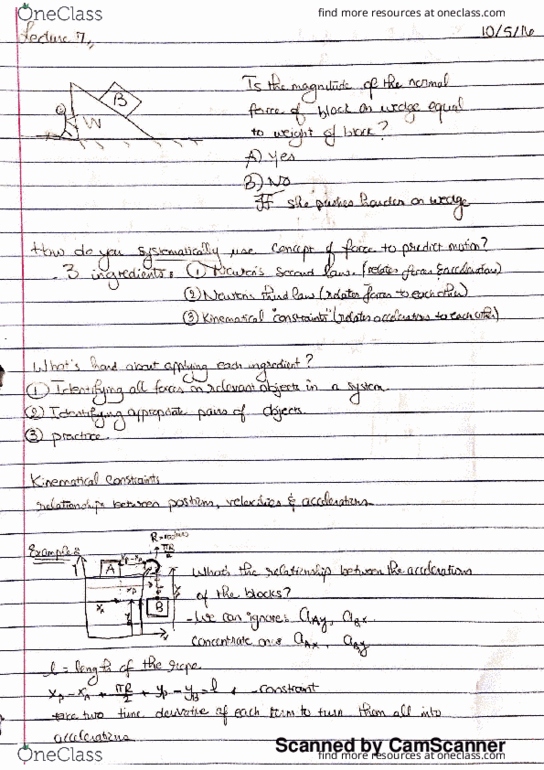 PHYSICS 1A Lecture 7: 1A Lec 7_20170208090501 thumbnail