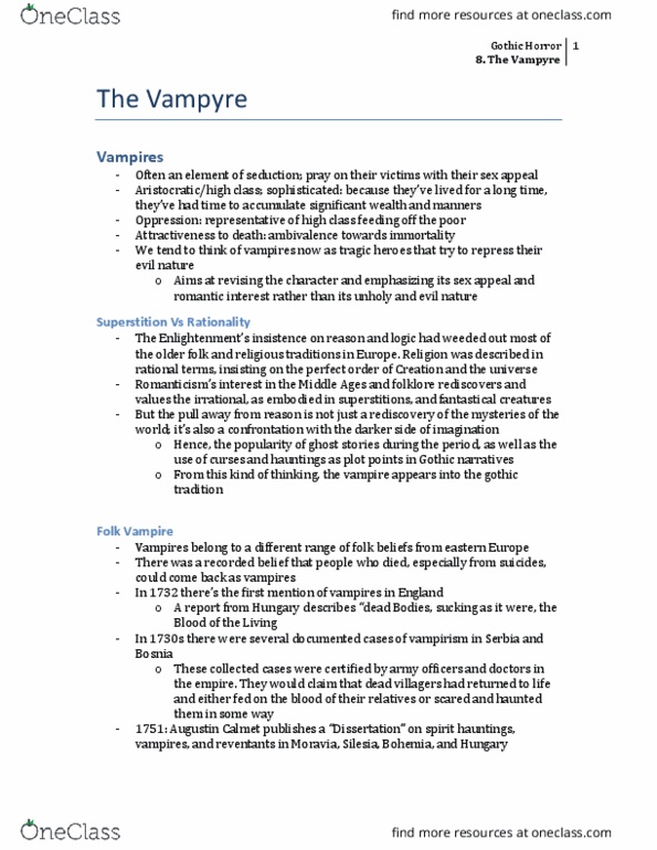 ENG 510 Lecture 8: 8. The Vampyre thumbnail