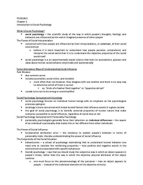 PSY100H1 Chapter Notes -Counterfactual Thinking, Terror Management Theory, Representativeness Heuristic thumbnail