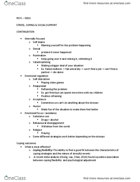 PSYC 102 Lecture Notes - Lecture 42: Meta-Analysis thumbnail