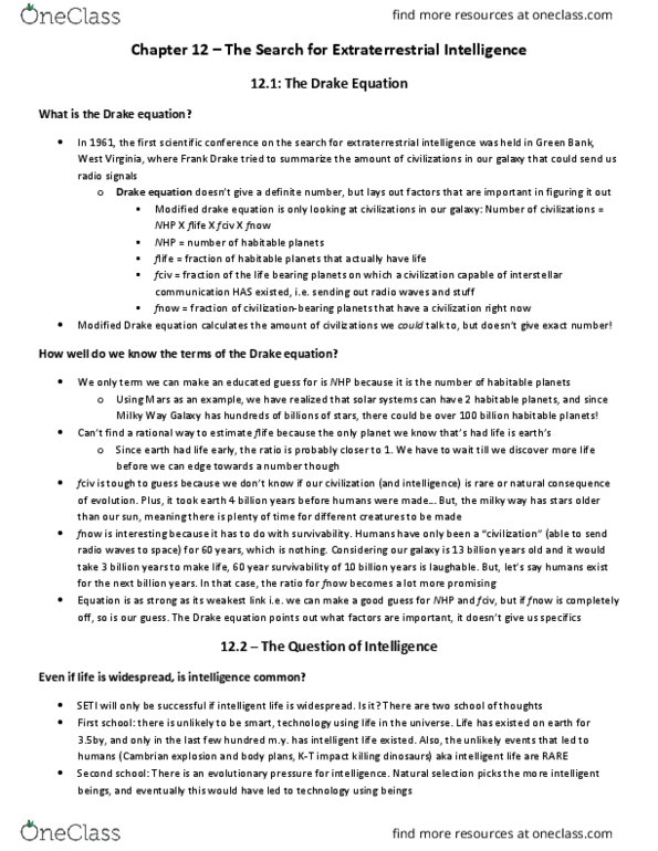 Astronomy 2021A/B Lecture 12: Chapter 12 Notes thumbnail