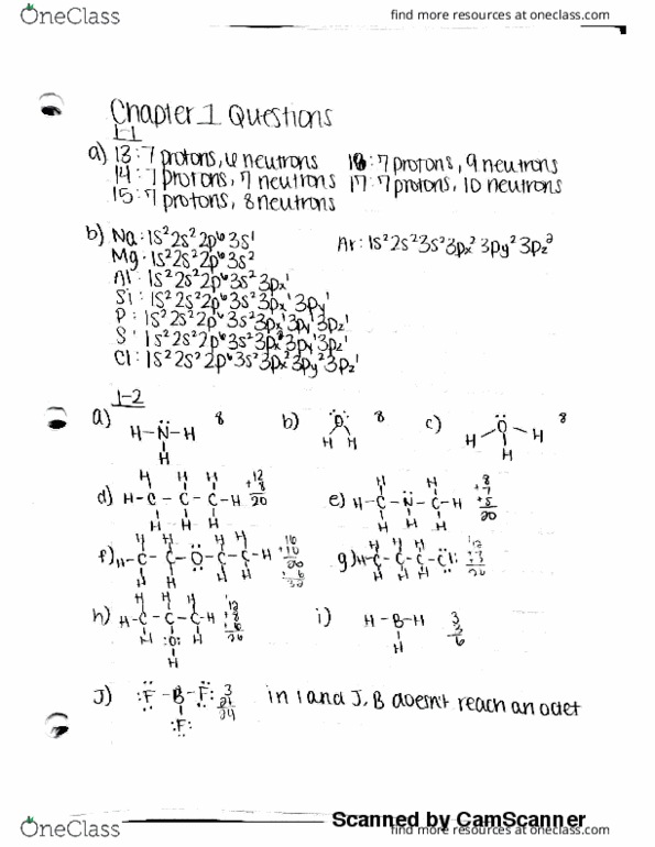 CHEM 333 Chapter 1: Practice Problems for Chapter 1 thumbnail