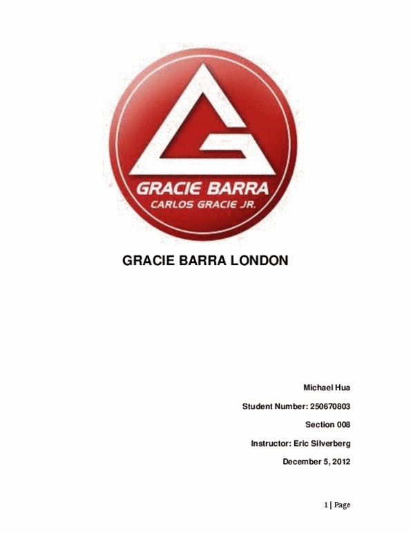 Business Administration 1220E Lecture Notes - Brazilian Jiu-Jitsu, Customer Retention, Gracie Barra thumbnail