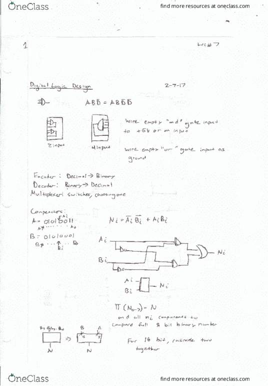 EE 2501 Lecture Notes - Lecture 7: Klepton thumbnail