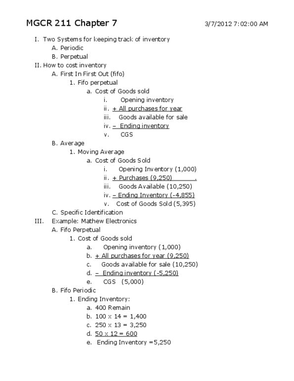 MGCR 211 Lecture : MGCR 211 Chapter 7.docx thumbnail