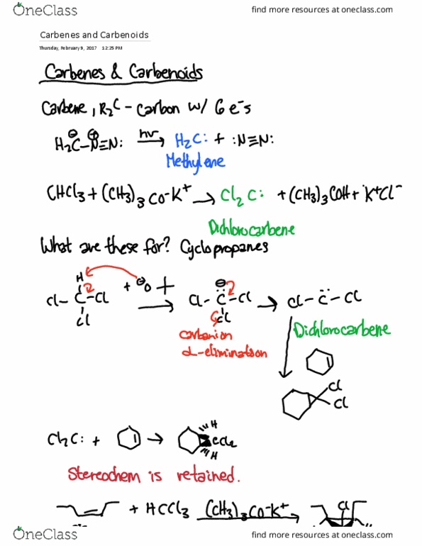 CH 328N Lecture 6: Carbenes, Carbenoids, and Opiate discussion thumbnail