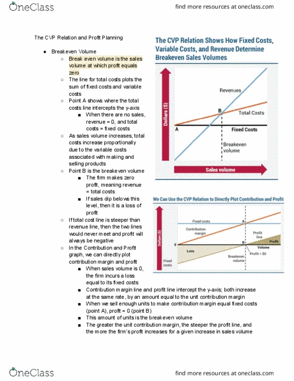 ACC 310F Chapter Notes - Chapter 2: Cupcake, Contribution Margin, Variable Cost thumbnail