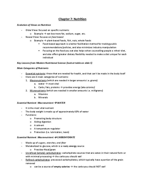 BPK 140 Lecture Notes - Lecture 6: Saturated Fat, Dietary Fiber, Dental Caries thumbnail