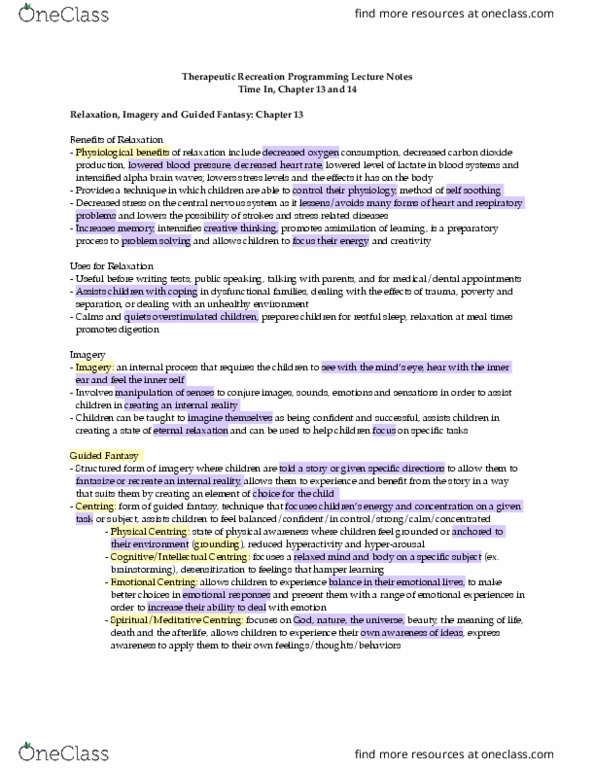 CYC 302 Chapter Notes - Chapter 13+14: Dysfunctional Family, Attention Deficit Hyperactivity Disorder, Nonverbal Communication thumbnail