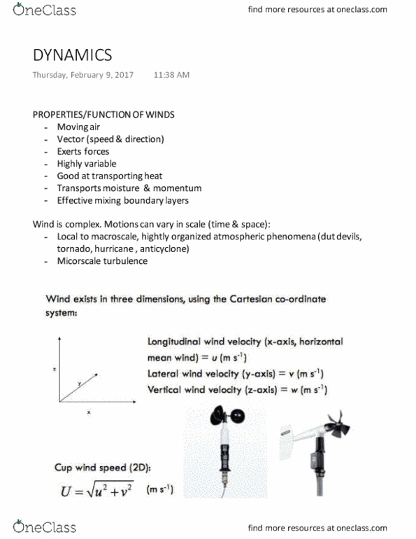 GEOG 2013 Lecture 11: DYNAMICS thumbnail