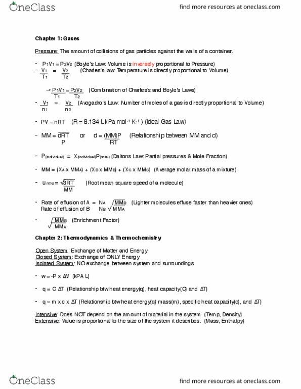 Chemistry 1302A/B Lecture 13: Chem 1302B Condensed Midterm Notes thumbnail