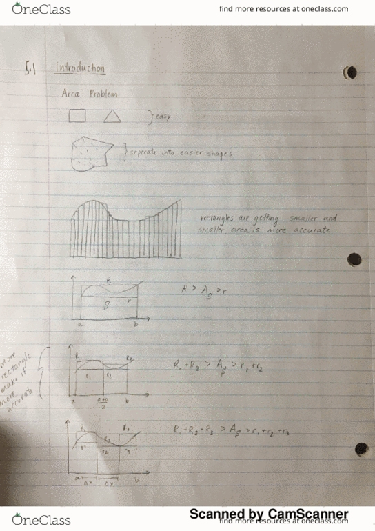 MATH 205 Lecture 1: 5.1 Areas thumbnail