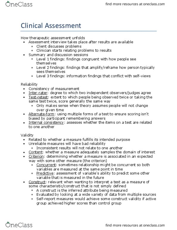 PSY340H5 Chapter Notes - Chapter 3: Internal Consistency, Single-Photon Emission Computed Tomography, Parietal Lobe thumbnail