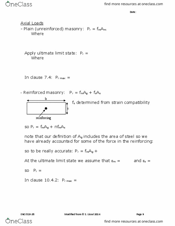 ENCI 595 Lecture Notes - Lecture 2: Ultimate Tensile Strength, Bending thumbnail