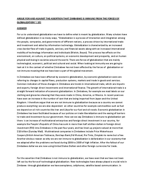 ECON 2105 Lecture Notes - Rastafari, Copac, Secretary-General Of The United Nations thumbnail