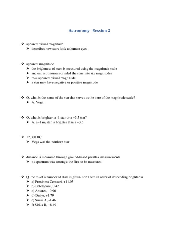 ASTA02H3 Lecture Notes - Photon, Black-Body Radiation, Sirius thumbnail