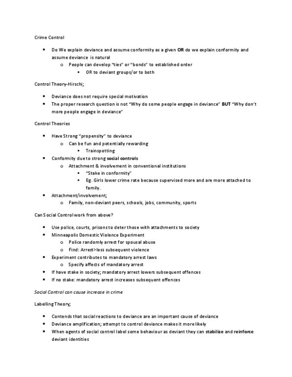 SOCA02H3 Lecture Notes - Lecture 6: Middle-Class Squeeze, Domestic Violence, Aggressive Panhandling thumbnail