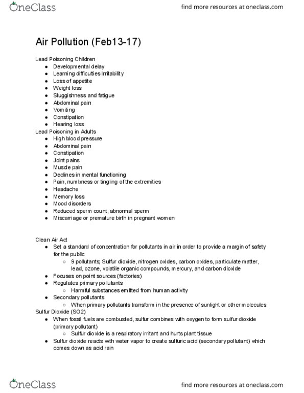 GEO-1330 Lecture 7: Air Pollution (Feb13-17) thumbnail