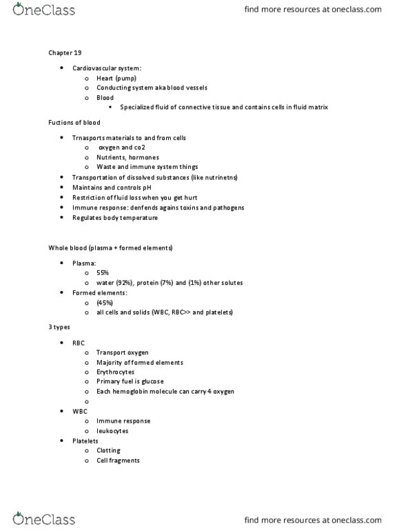 PLN 203 Lecture 3: chapter 19 physiology part 1 thumbnail