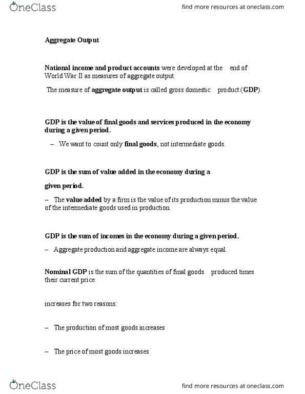 CAS EC 202 Lecture Notes - Lecture 1: Deflation, Phillips Curve thumbnail