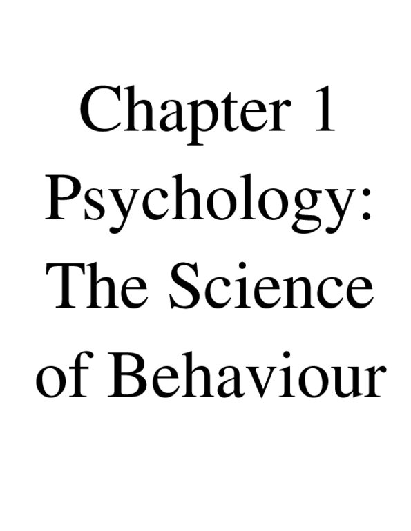 Psychology 1000 Chapter Notes -Antidepressant, Psychology Today, Carl Jung thumbnail