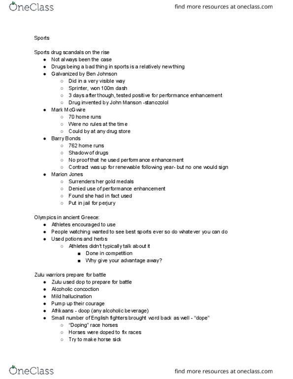 BPS 1101 Lecture Notes - Lecture 7: Mass Spectrometry, Antibody, Chromosome thumbnail